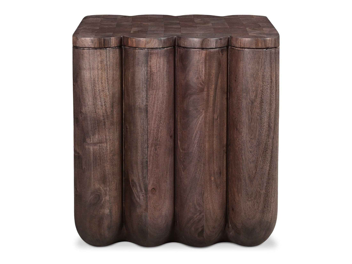 Punyo Espresso Brown Punyo Accent Table