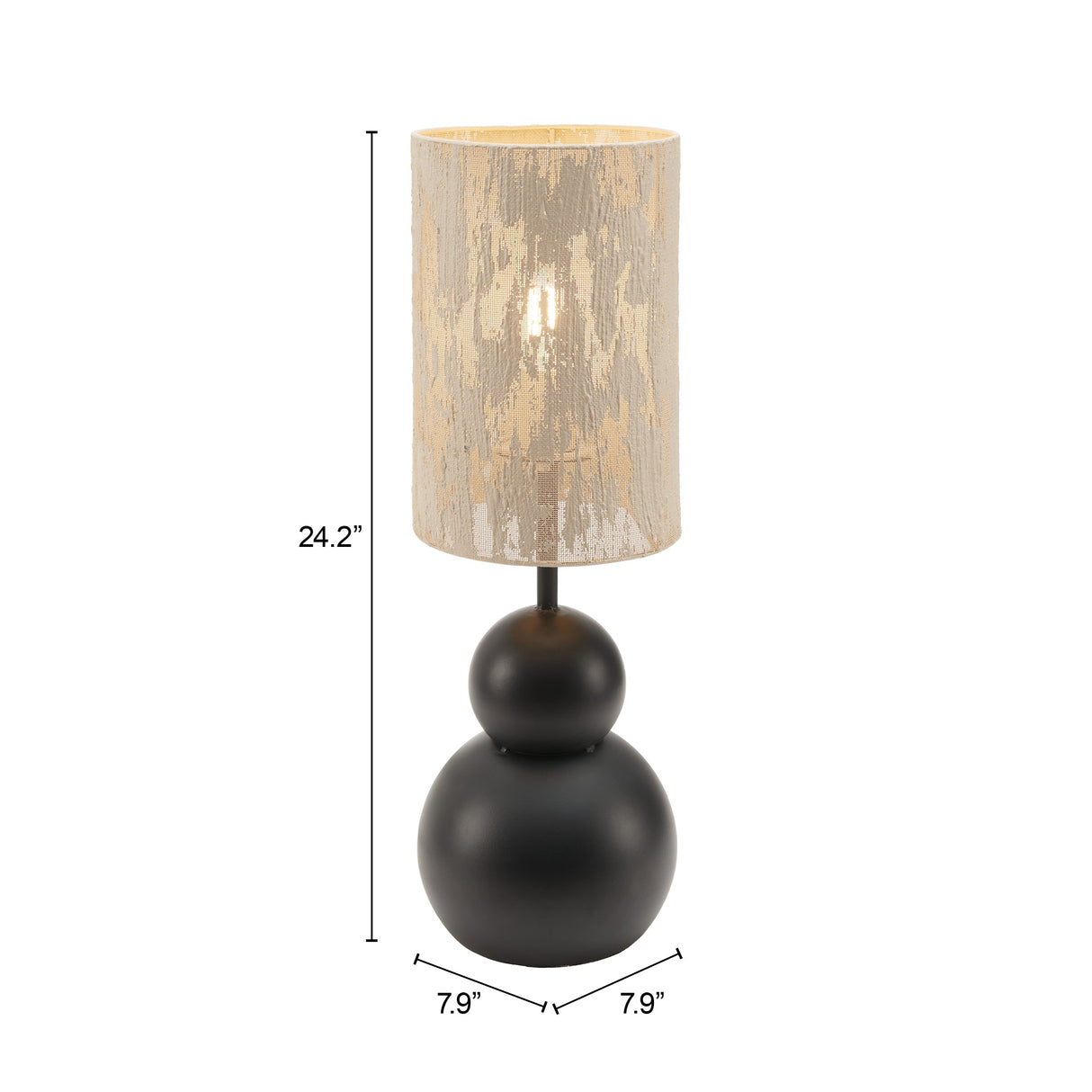 Pupen Beige Table Lamp by Zuomod at Eve Furniture