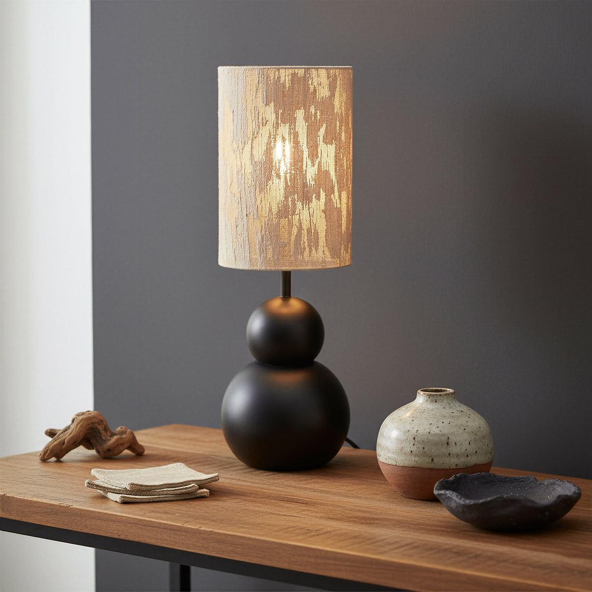 Pupen Beige Table Lamp by Zuomod at Eve Furniture