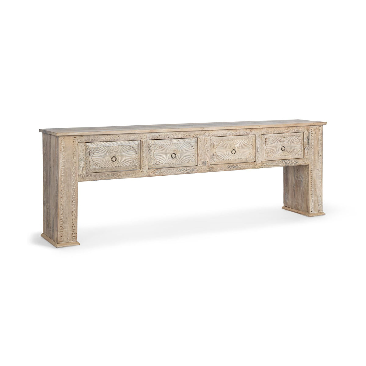 Qena 4 Drawer Console Table by Classic Home at Eve Furniture