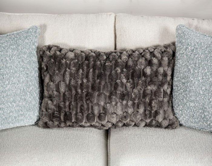 Queensbury White Loveseat by Furniture of America at Eve Furniture