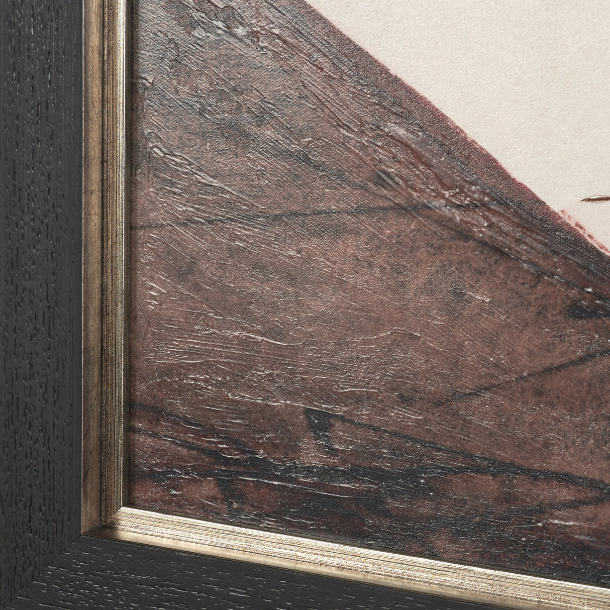 Quiet Constructs I by Mercana Studio Hand Embelished Textured Framed Artwork Matted by Mercana at Eve Furniture