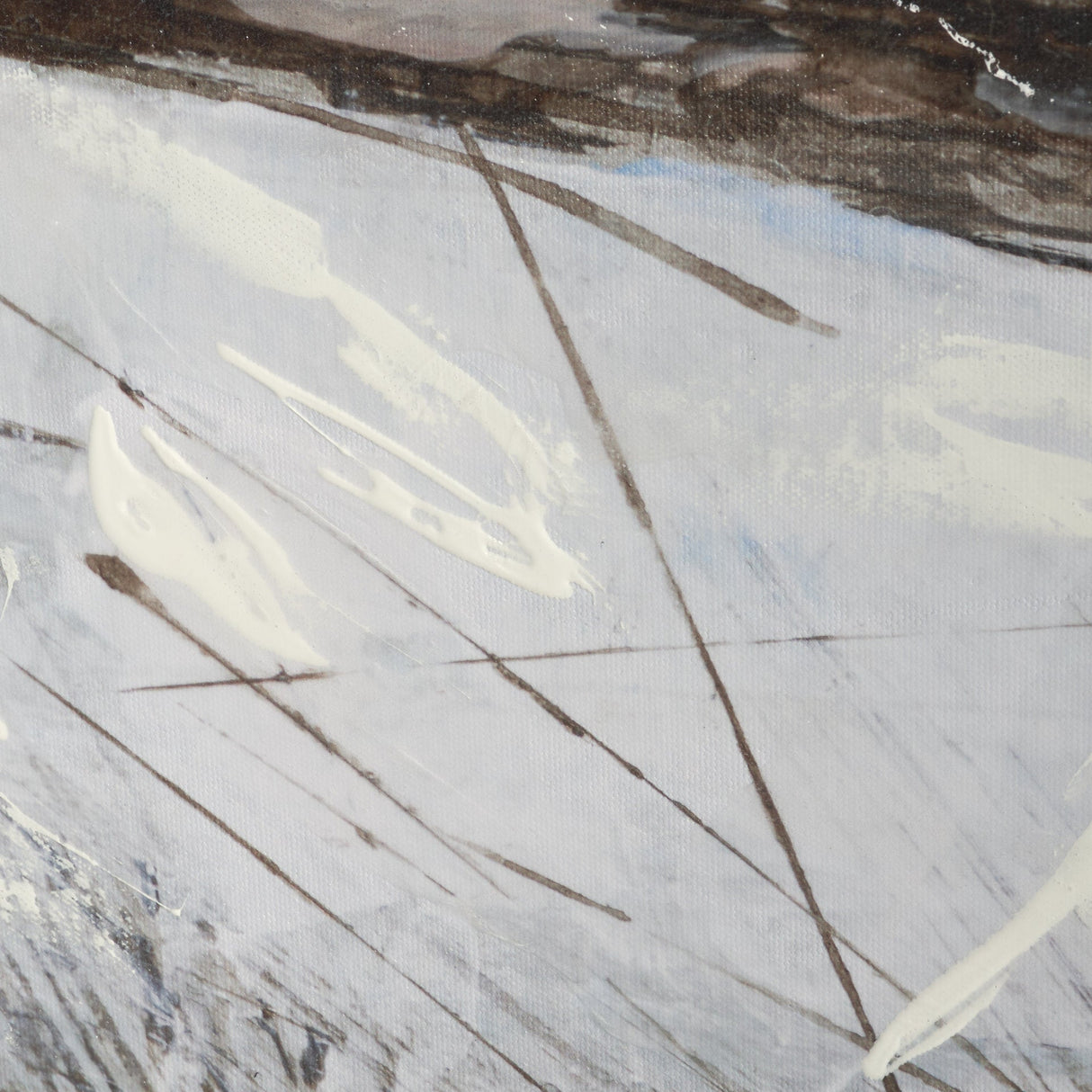 Quiet Horizons II by Mercana Studio Hand-Embellished Textured Framed Canvas Artwork by Mercana at Eve Furniture