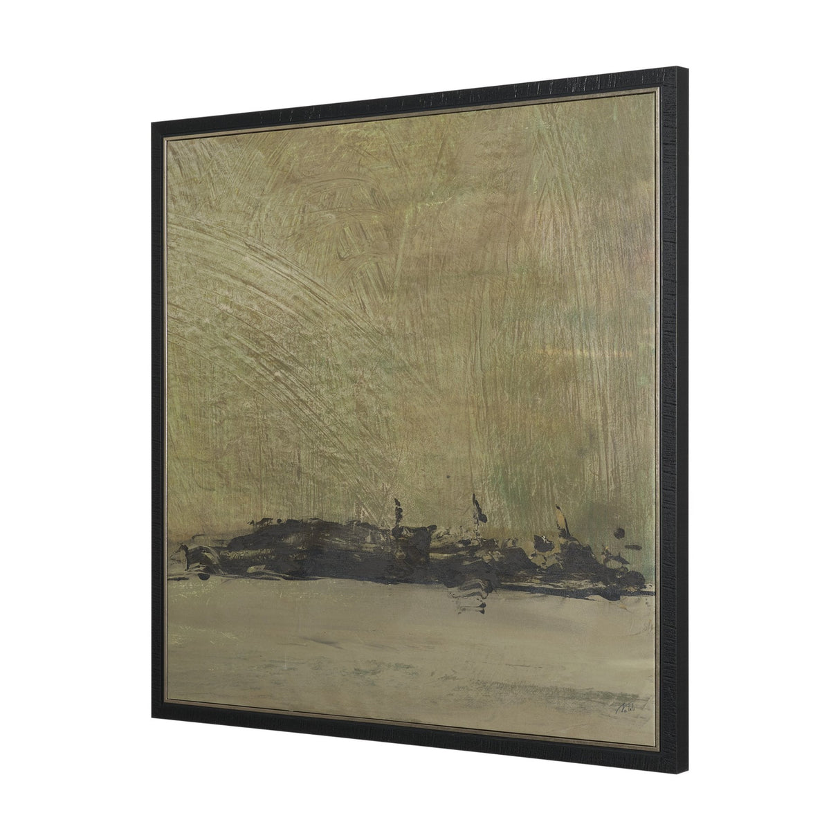 Quiet Presence II by Mercana Studio Hand-Embellished Textured Framed Canvas Artwork by Mercana at Eve Furniture