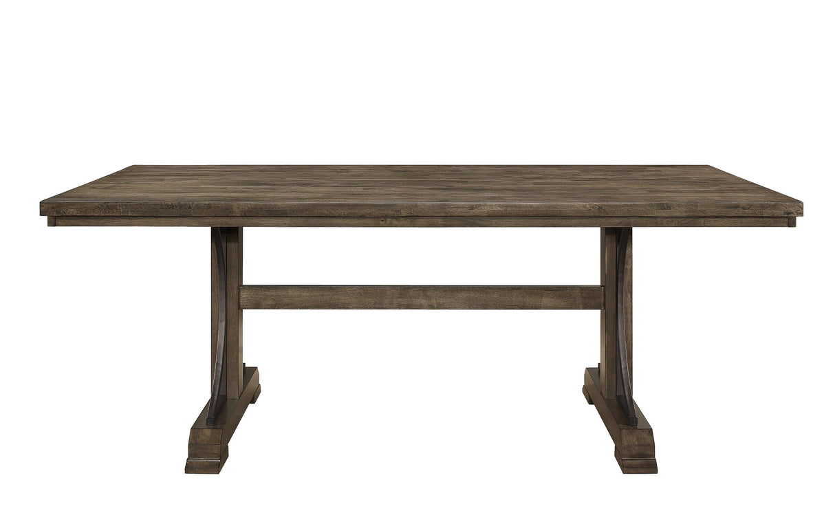 Quincy Grayish Brown Dining Table by Crown Mark at Eve Furniture