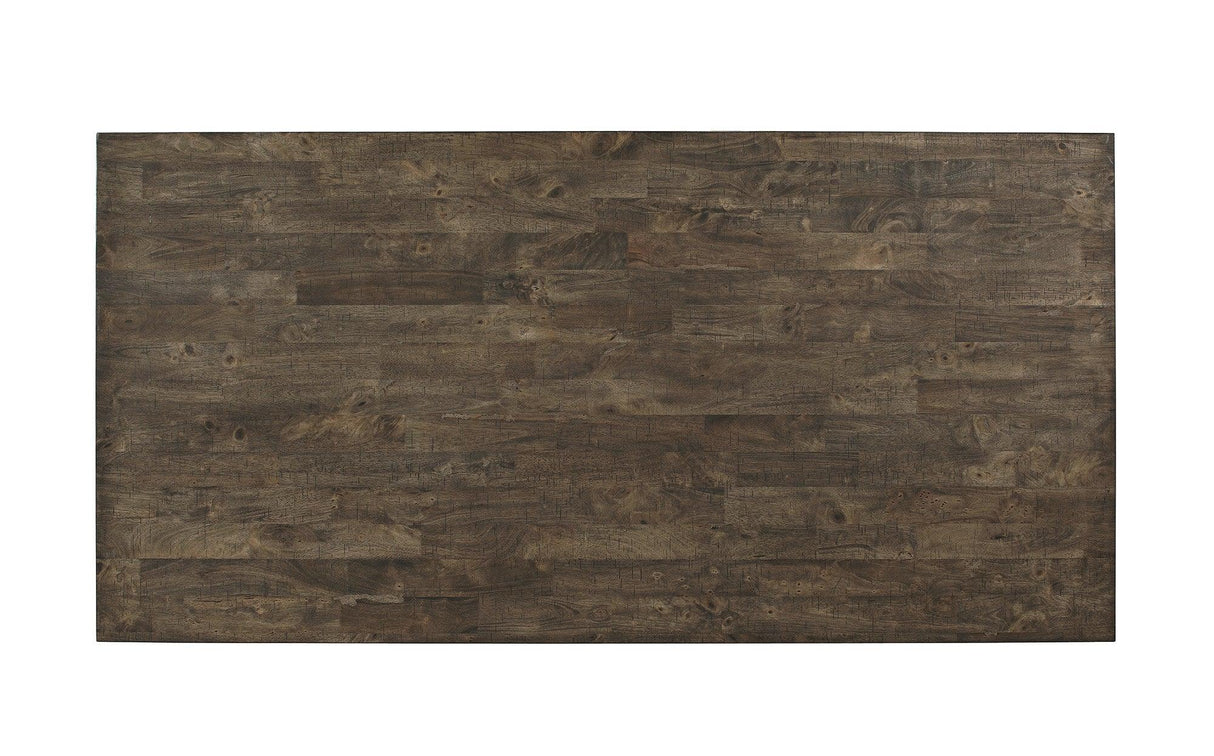 Quincy Grayish Brown Dining Table by Crown Mark at Eve Furniture