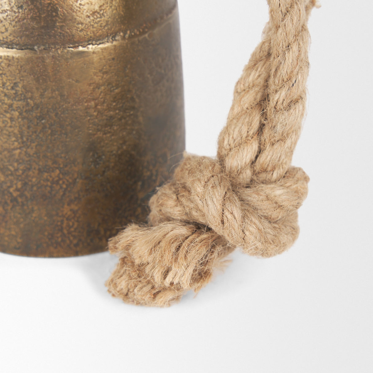 Quincy Small Gold Metal Decorative Bell Object by Mercana at Eve Furniture