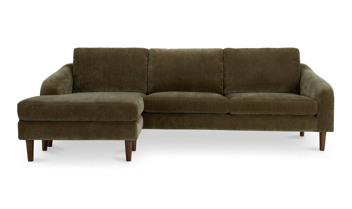 Quinn Sectional Cedar Green by Moe's Home at Eve Furniture