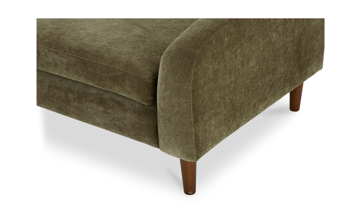 Quinn Sofa Cedar Green by Moe's Home at Eve Furniture
