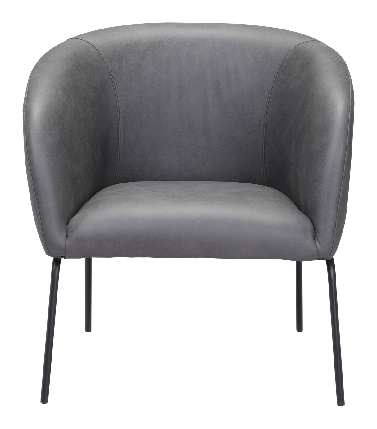 Quinten Vintage Gray Accent Chair by Zuomod at Eve Furniture
