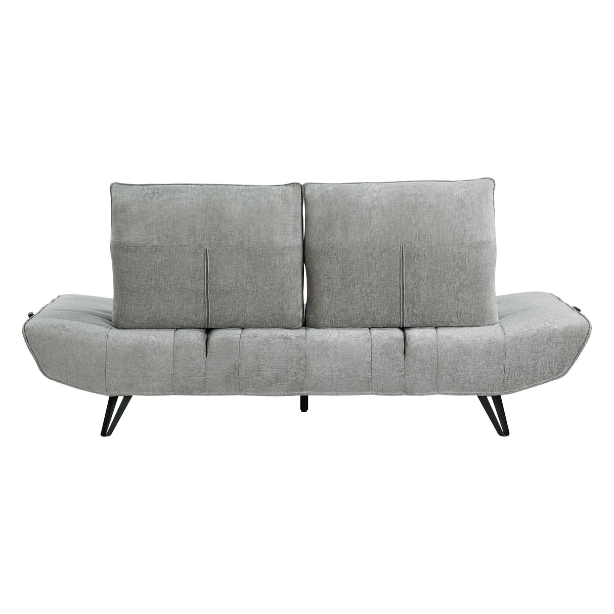 Quonsett Gray Sofa with Power Adjustable Seat by Homelegance at Eve Furniture