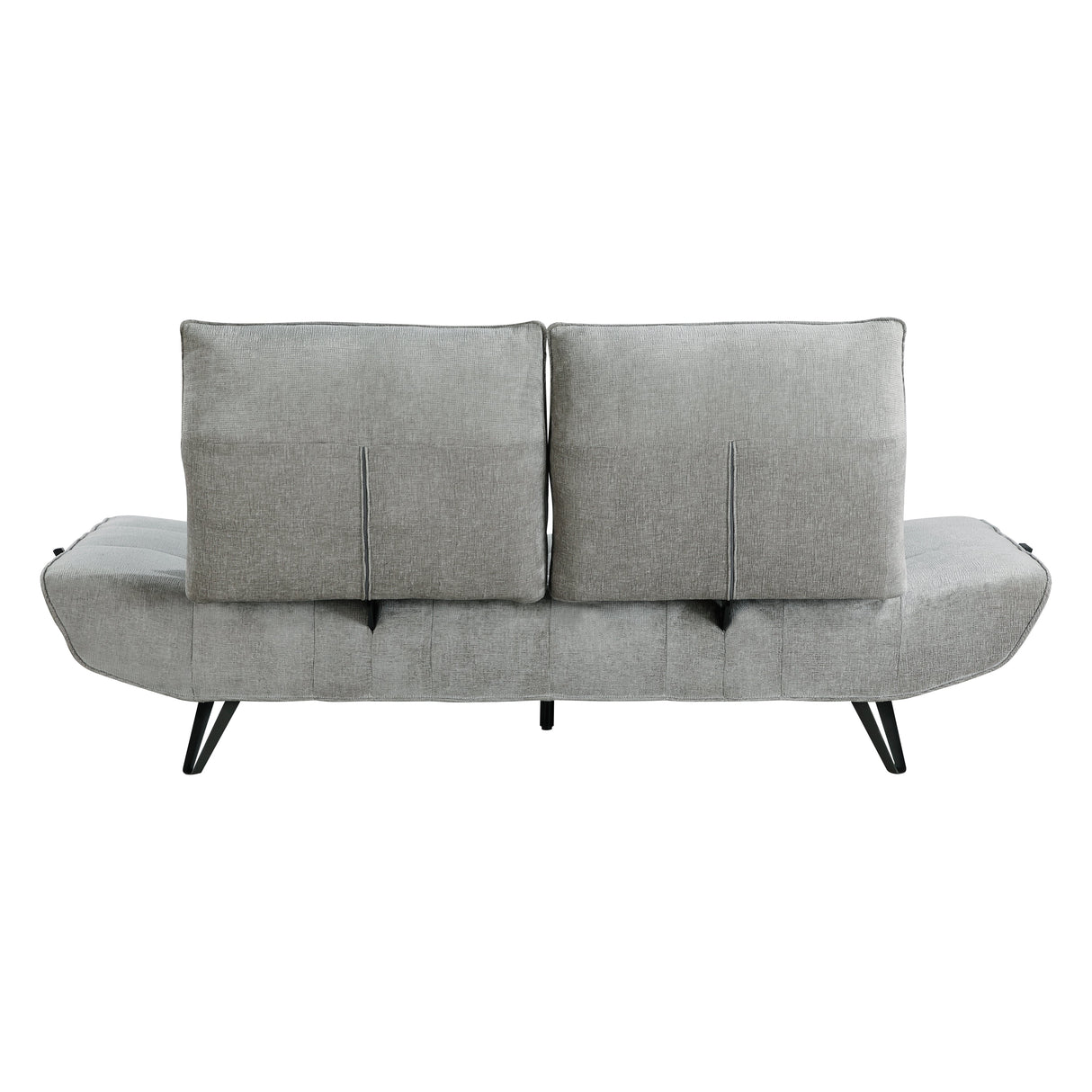 Quonsett Gray Sofa with Power Adjustable Seat by Homelegance at Eve Furniture
