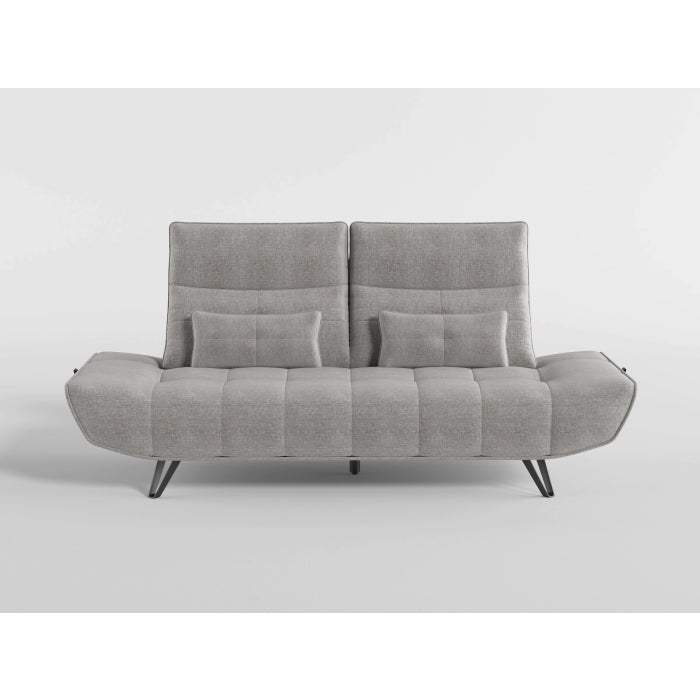Quonsett Light Gray Sofa with Power Adjustable Seat by Homelegance at Eve Furniture
