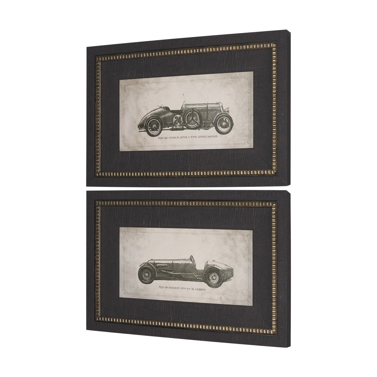 Race Day (Set of 2) by Mercana Studio a Hand Embellished Framed Art Print by Mercana at Eve Furniture
