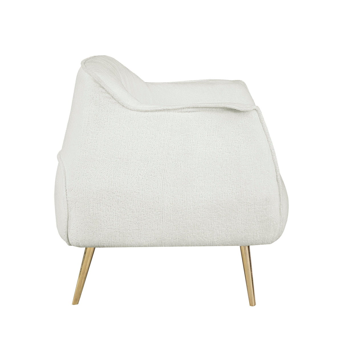 Rachael White Accent Chair by Homelegance at Eve Furniture