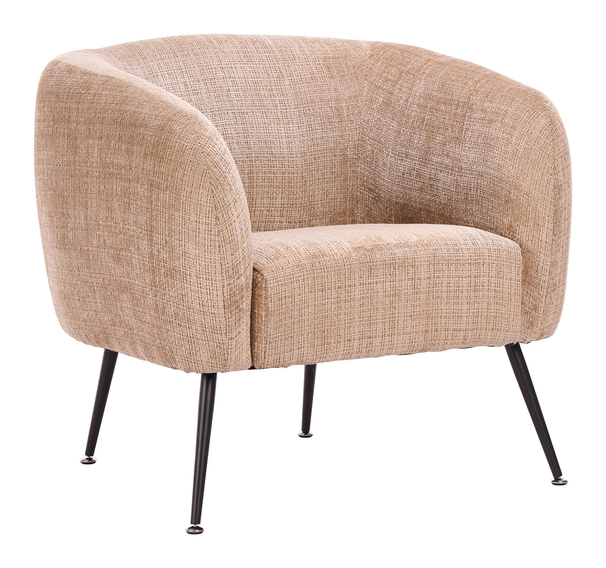 Racine Linen Beige Accent Chair by Zuomod at Eve Furniture