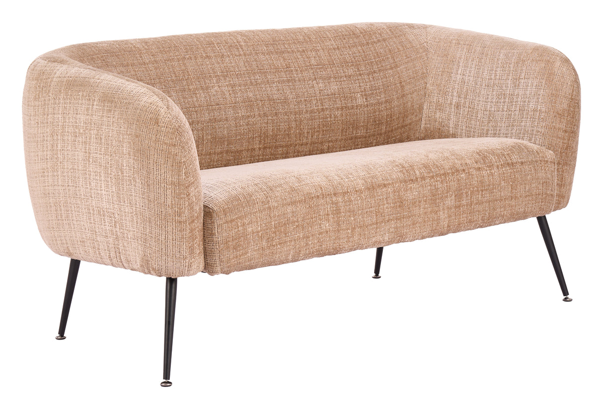 Racine Linen Beige Loveseat by Zuomod at Eve Furniture