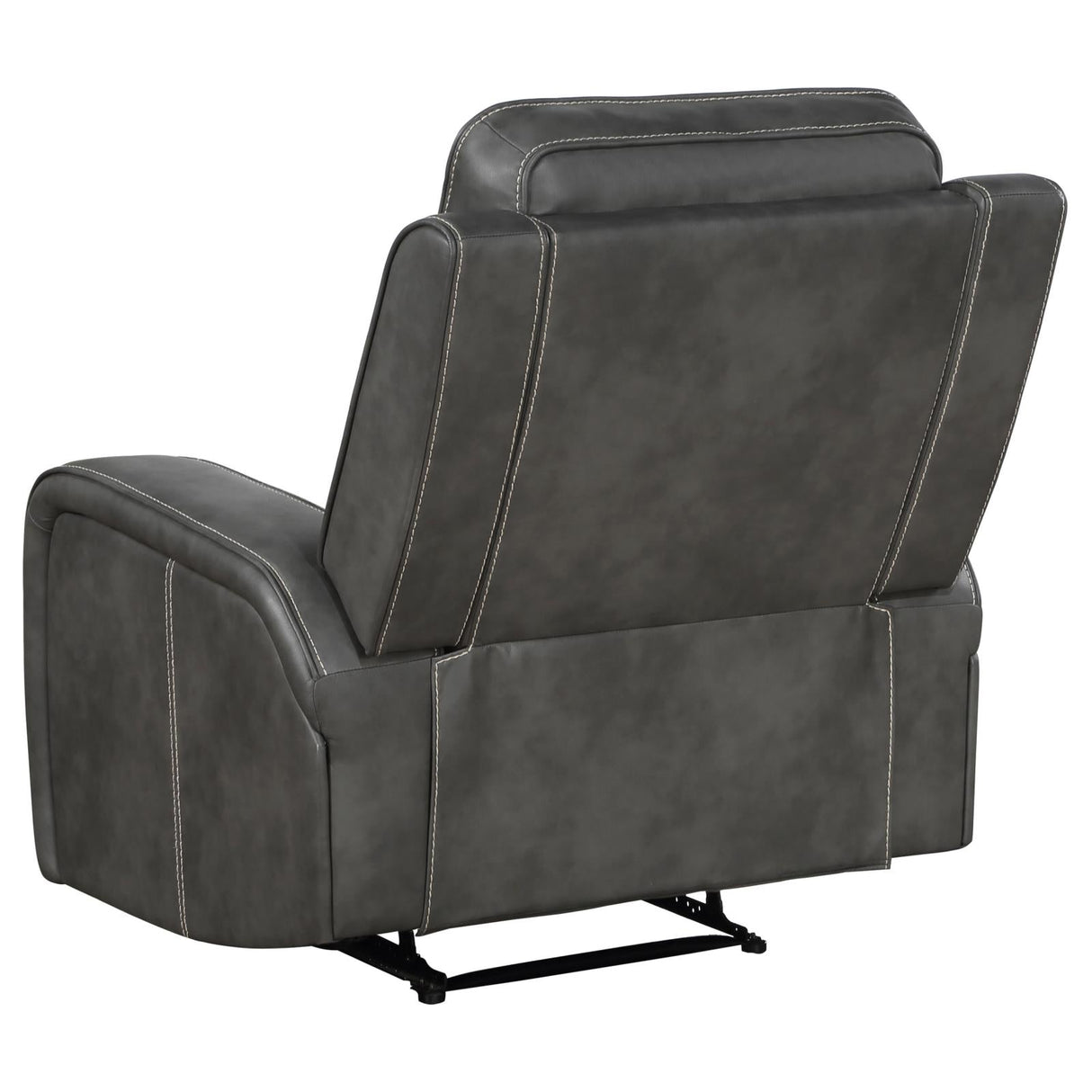 Raelynn Gray Upholstered Motion Reclining Living Room Set by Coaster at Eve Furniture