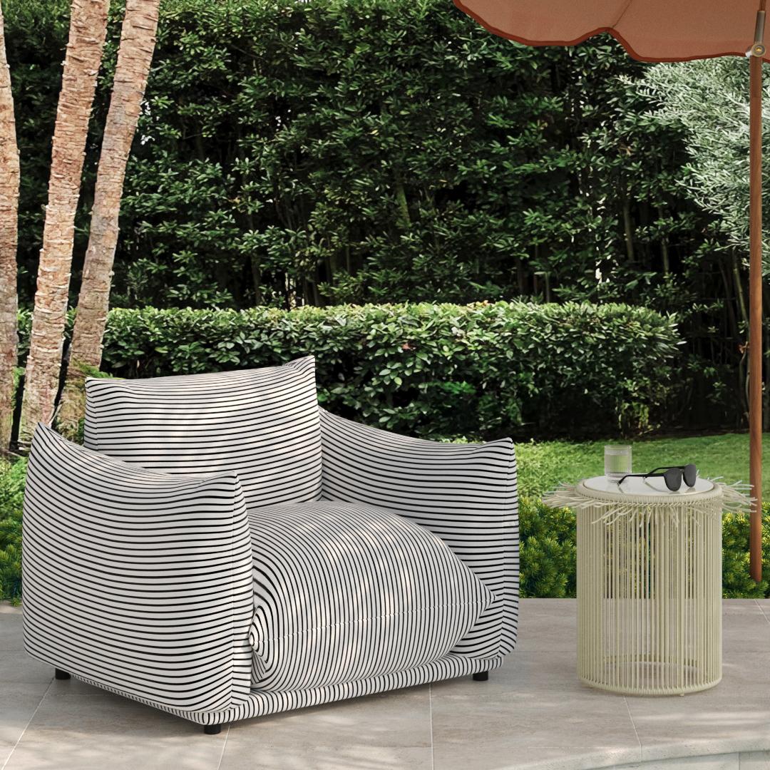 Rafa Outdoor Side Table by TOV Furniture at Eve Furniture
