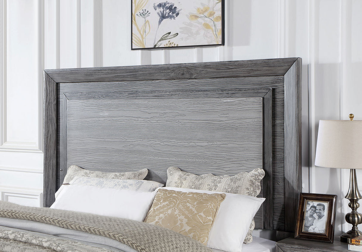 Raiden Gray King Bed by Furniture of America at Eve Furniture