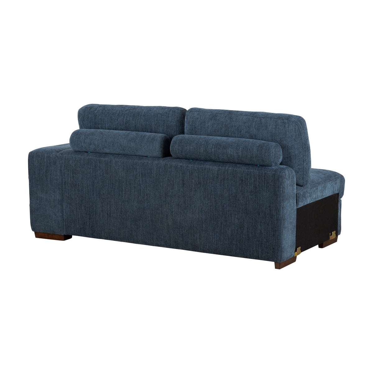 Raife Blue 4-Piece Sectional with Left Chaise by Homelegance at Eve Furniture