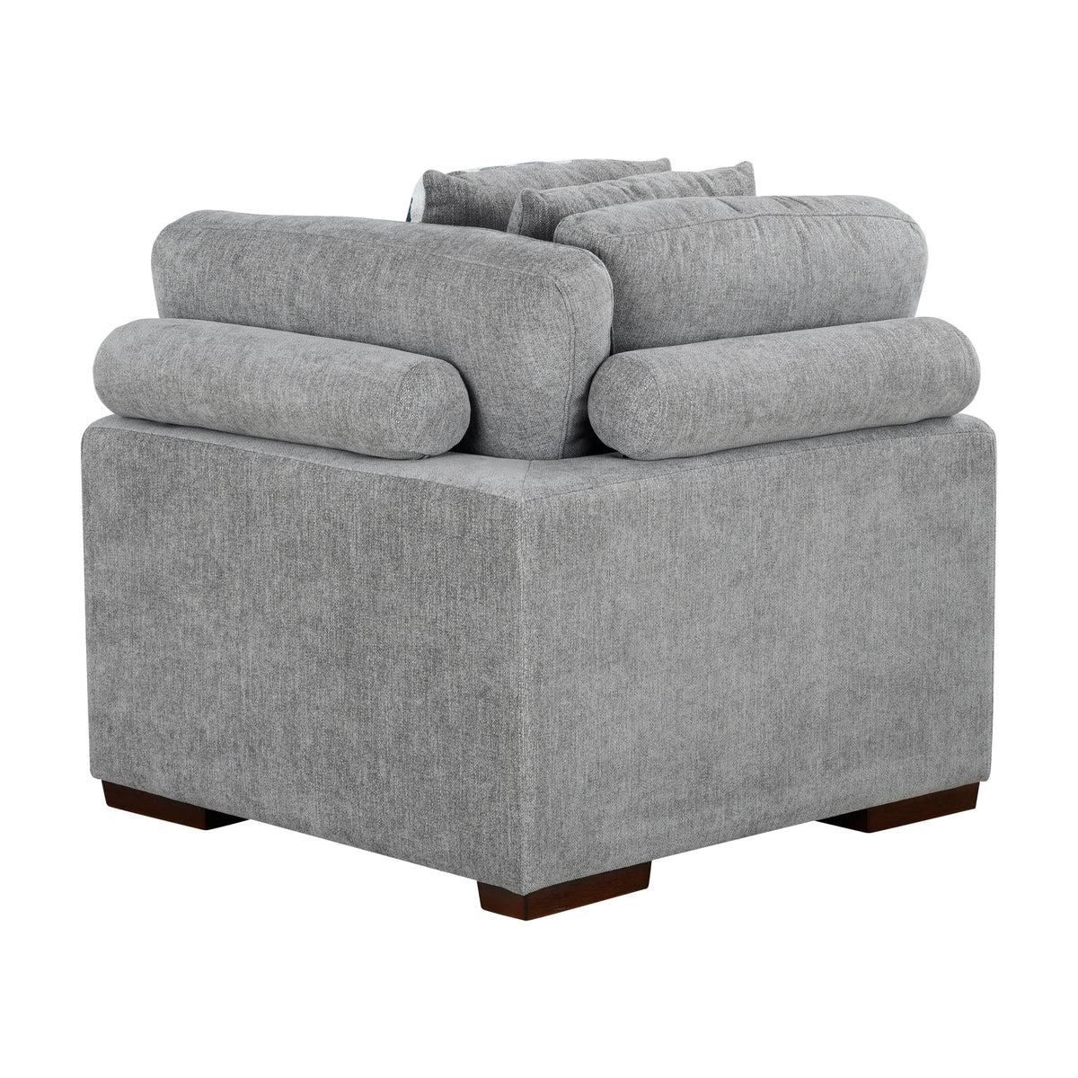 Raife Gray 4-Piece Sectional with Right Chaise and Pull-out Bed by Homelegance at Eve Furniture