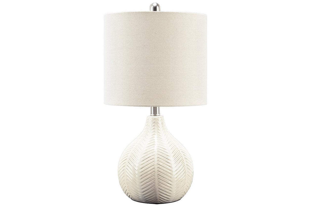Rainermen Off White Table Lamp by Ashley at Eve Furniture