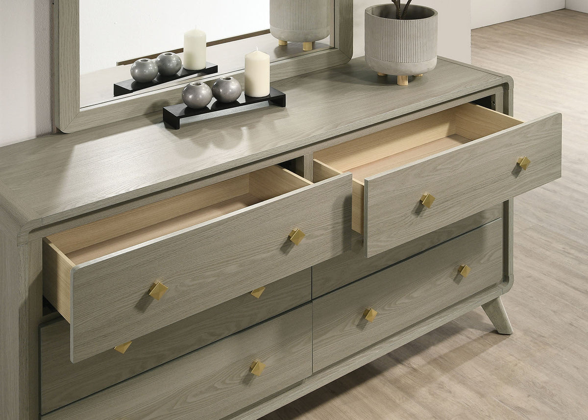Rainier Gray Dresser by Furniture of America at Eve Furniture
