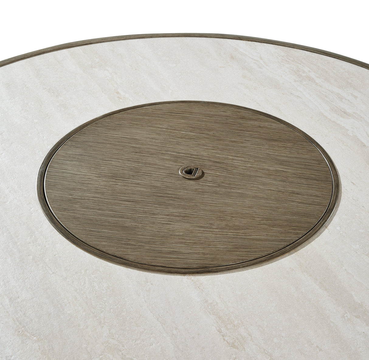Rainier Ranch Beige Fire Pit Table by Ashley at Eve Furniture