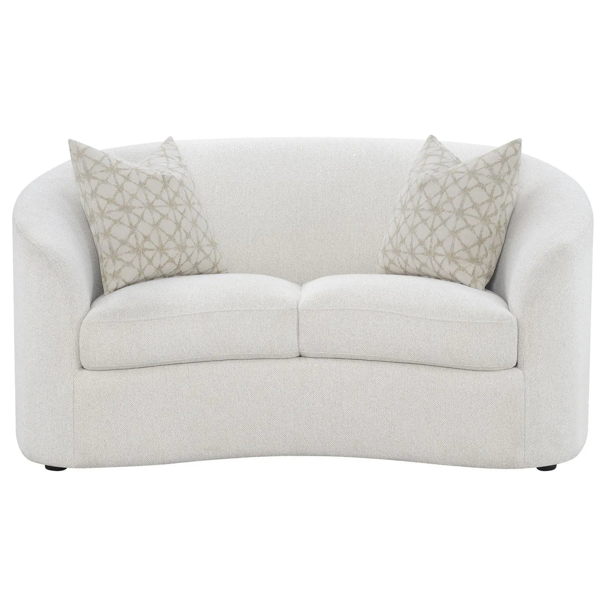 Rainn Latte Upholstered Tight Back Living Room Set by Coaster at Eve Furniture