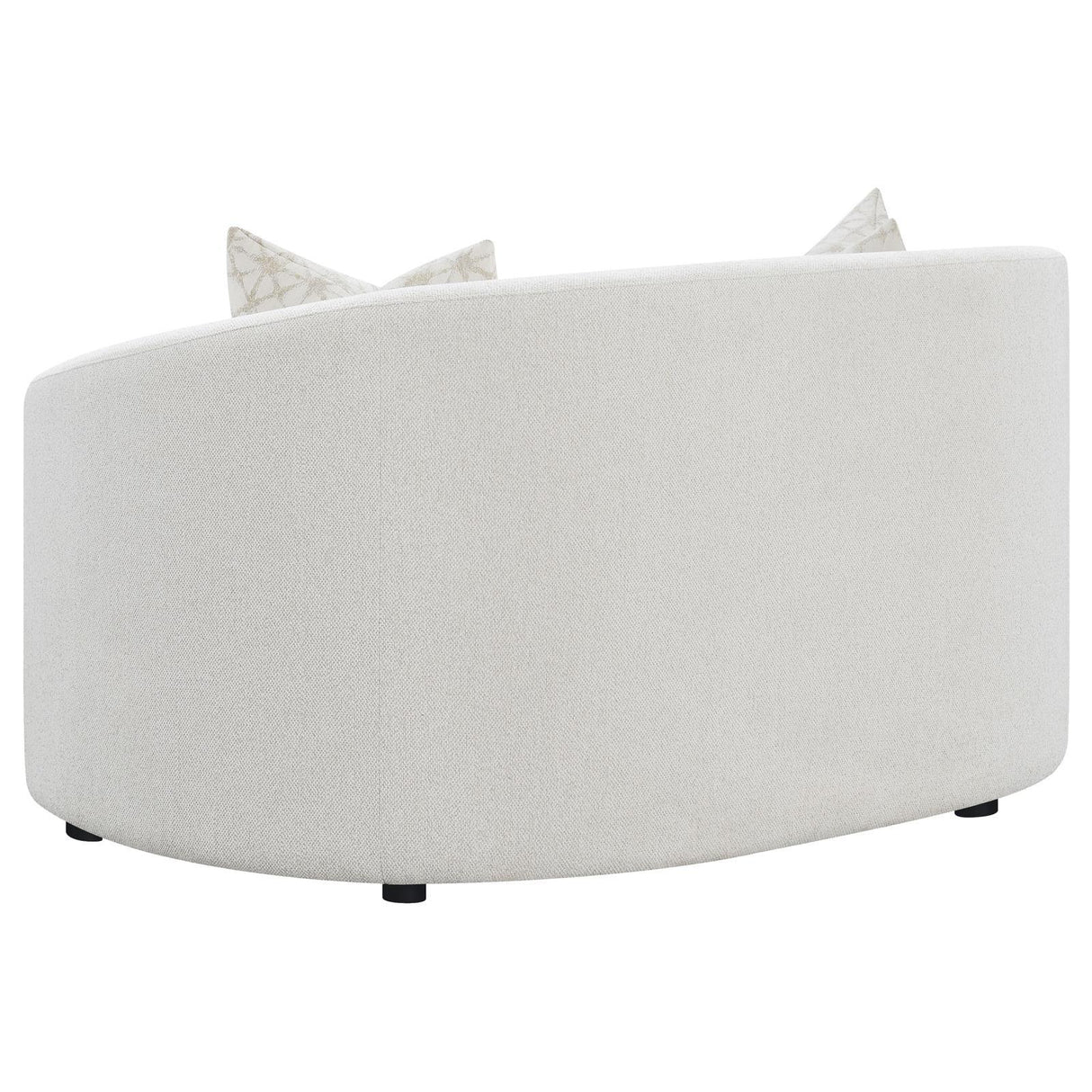 Rainn Latte Upholstered Tight Back Loveseat by Coaster at Eve Furniture