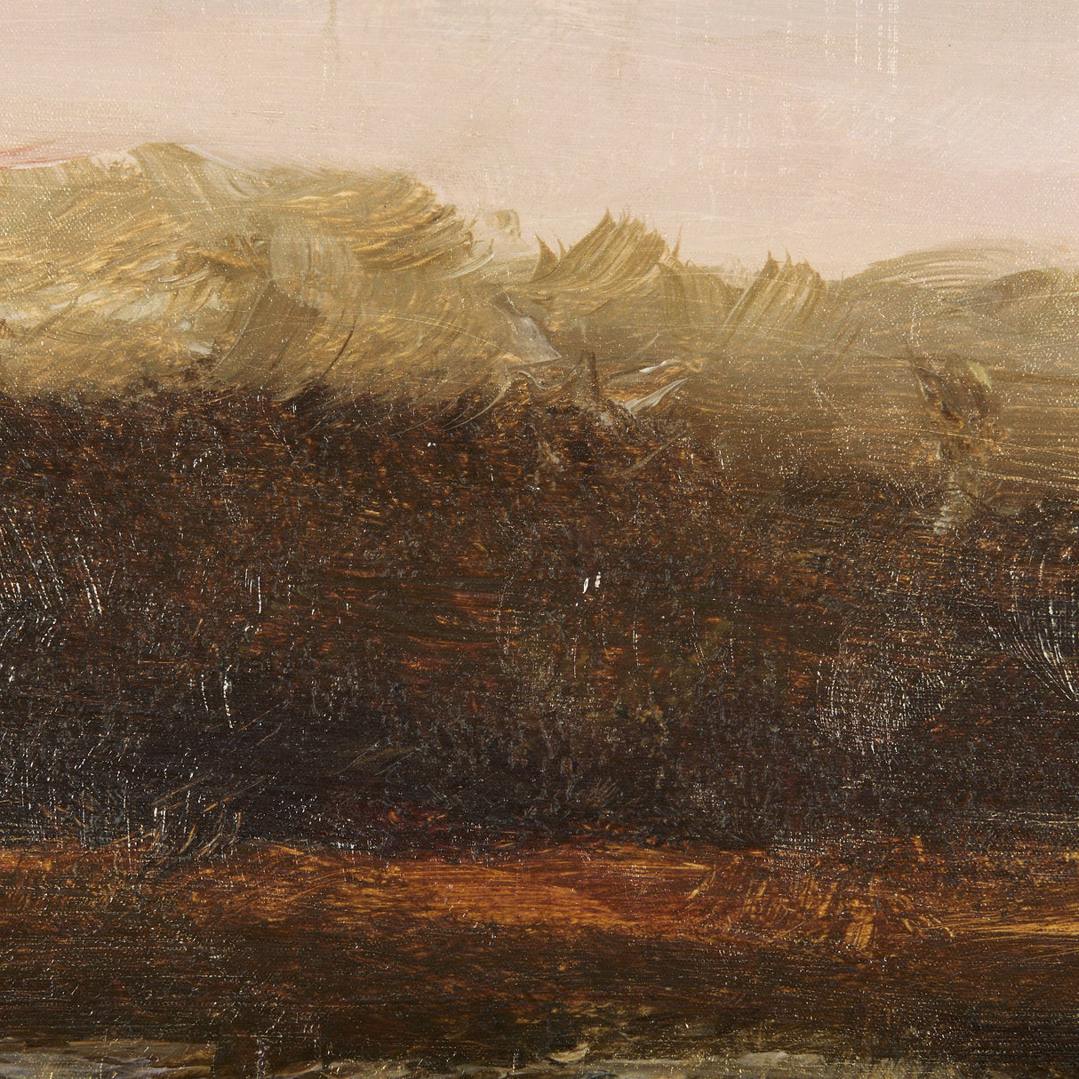Rainy Landscape by Mercana Studio a Hand Embellished Textured Framed Canvas by Mercana at Eve Furniture