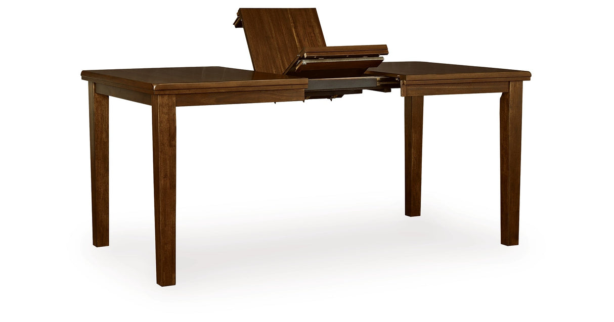 Ralene Medium Brown Counter Height Dining Extension Table by Ashley at Eve Furniture
