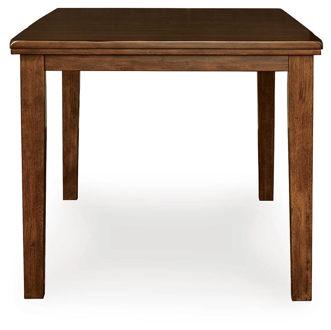 Ralene Medium Brown Counter Height Dining Extension Table by Ashley at Eve Furniture