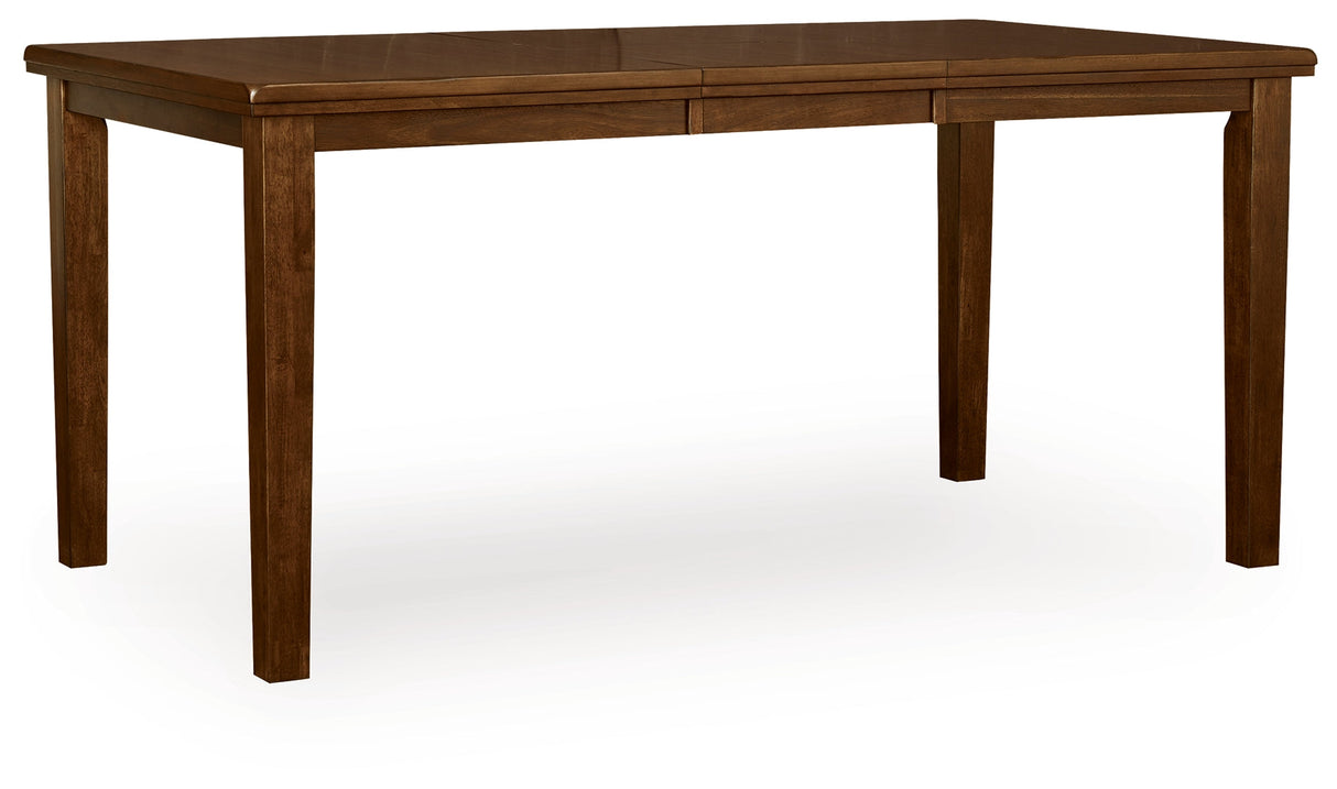 Ralene Medium Brown Counter Height Dining Extension Table by Ashley at Eve Furniture