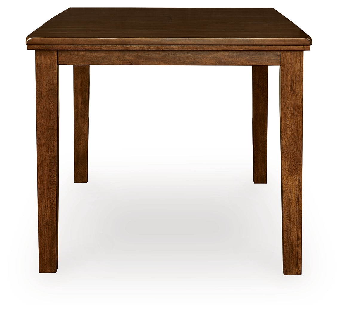 Ralene Medium Brown Counter Height Dining Extension Table by Ashley at Eve Furniture