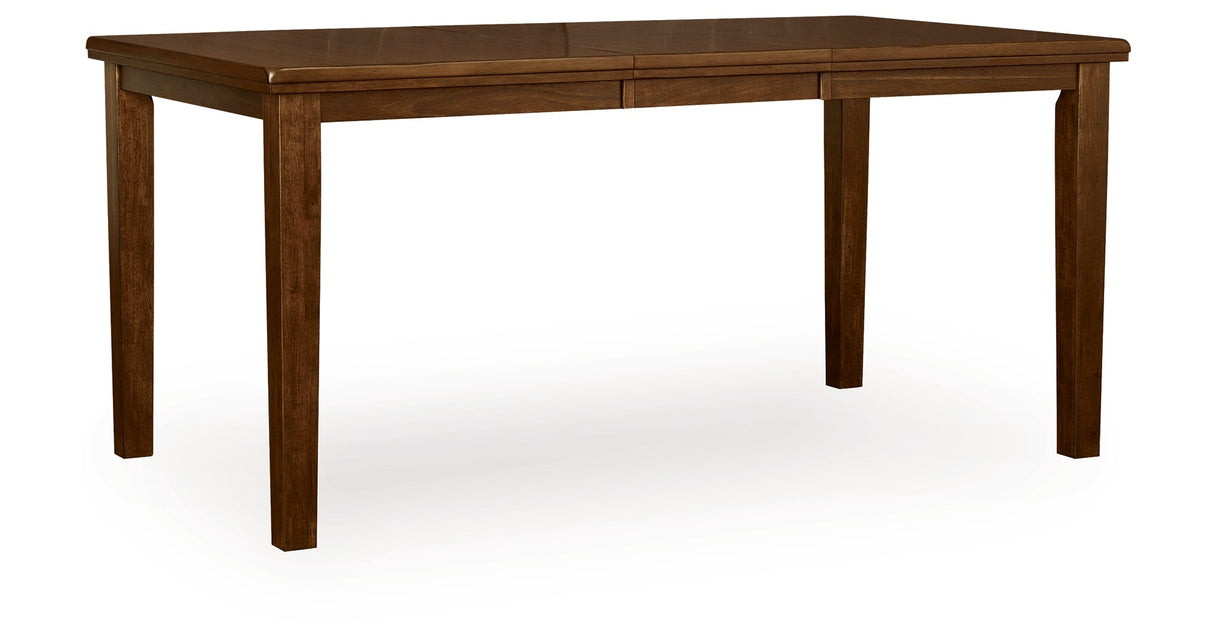 Ralene Medium Brown Counter Height Dining Extension Table by Ashley at Eve Furniture