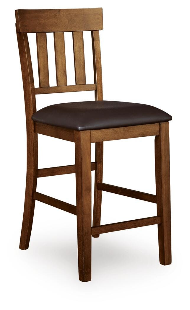 Ralene Medium Brown Counter Height Set by Ashley at Eve Furniture