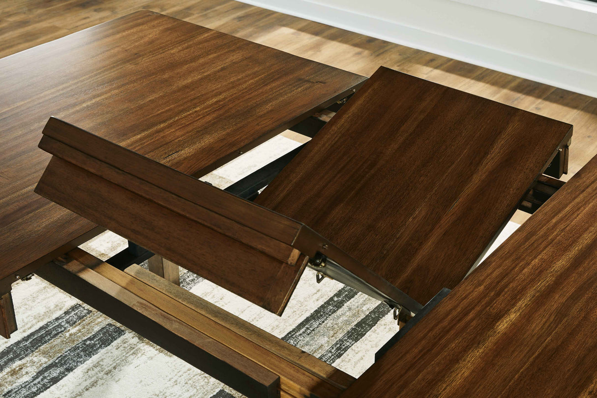 Ralene Medium Brown Counter Height Set by Ashley at Eve Furniture