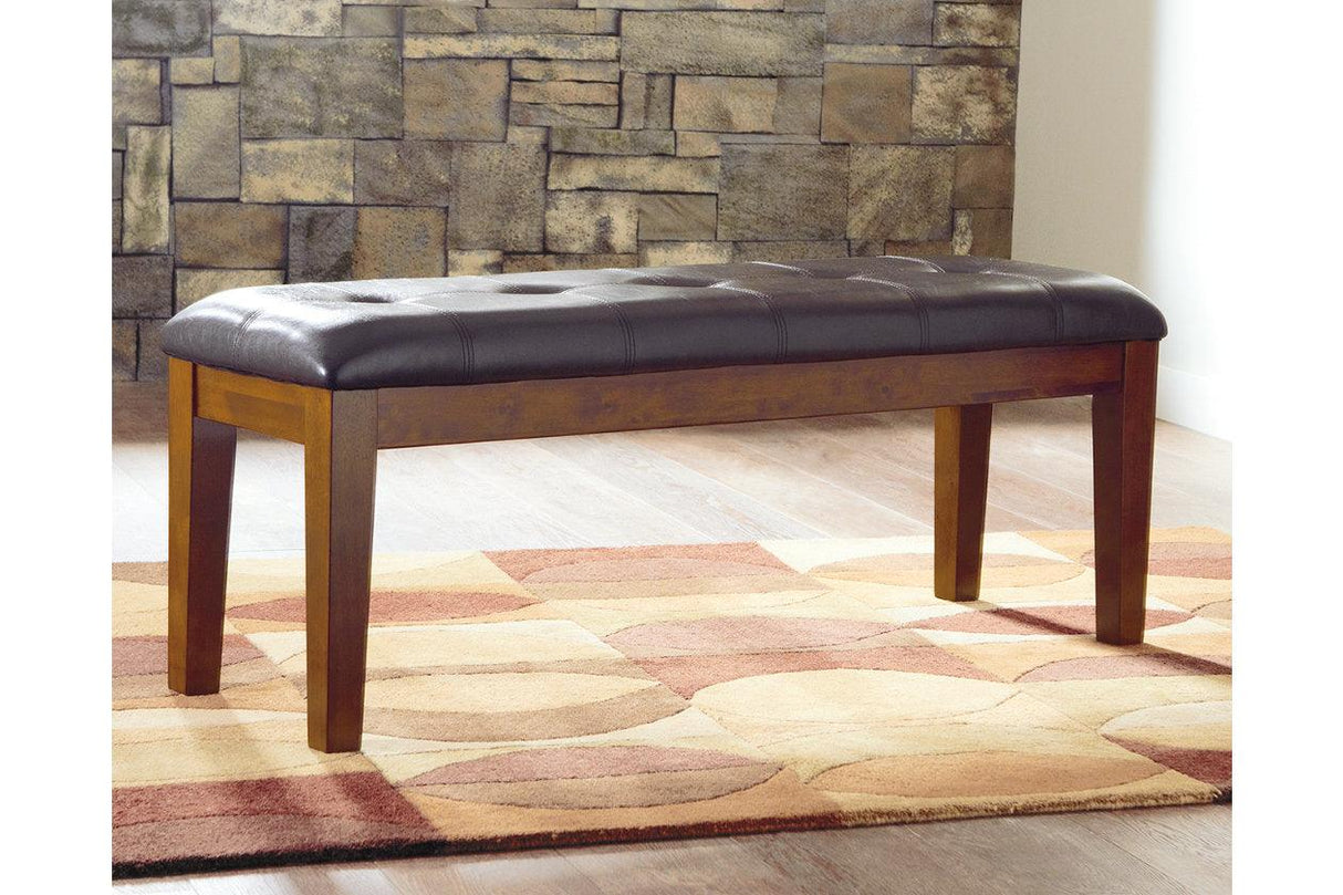 Ralene Medium Brown Dining Bench by Ashley at Eve Furniture