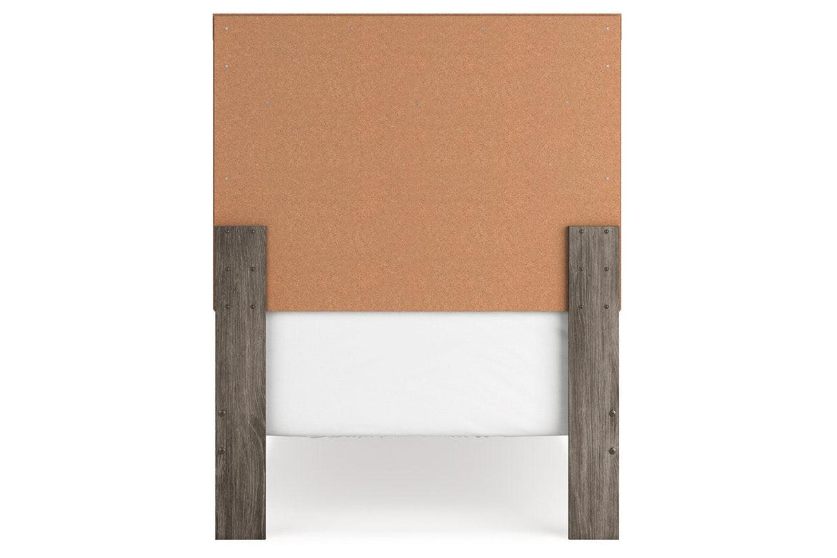 Ralinksi Gray Twin Panel Bed by Ashley at Eve Furniture