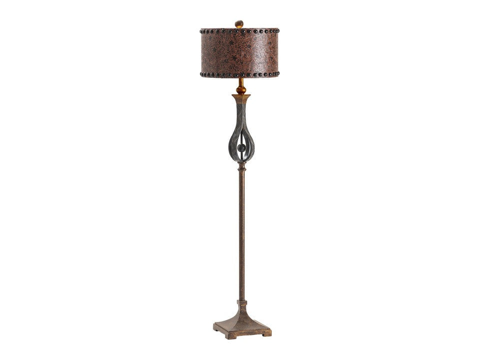 Rambler Bronze /Brown Floor Lamp by Crestview at Eve Furniture