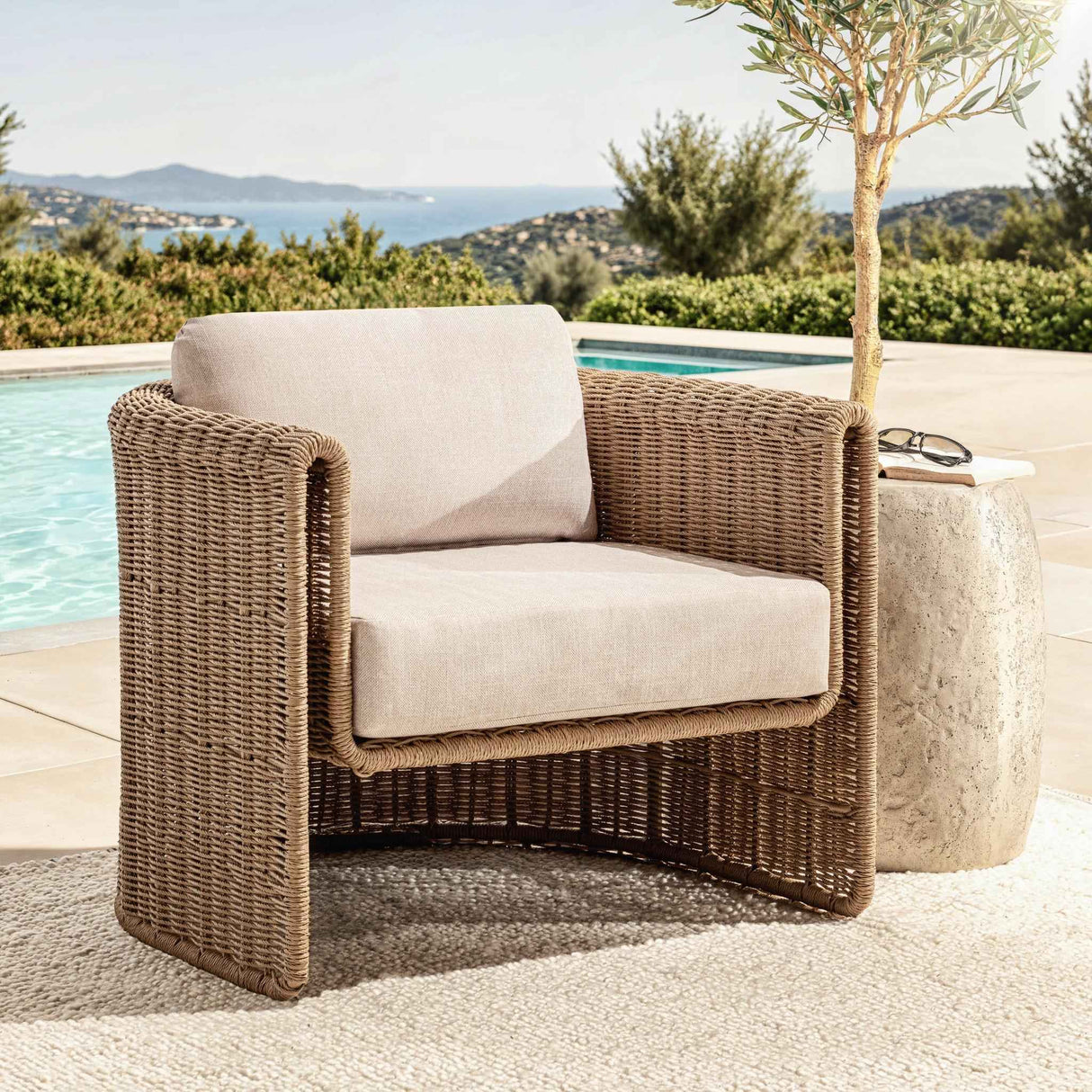 Rami Natural Outdoor Accent Chair by Classic Home at Eve Furniture