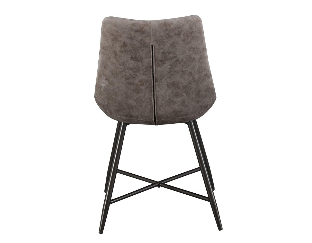 Ramona Brown PU Side Chair, Set of 2 by Steve Silver at Eve Furniture