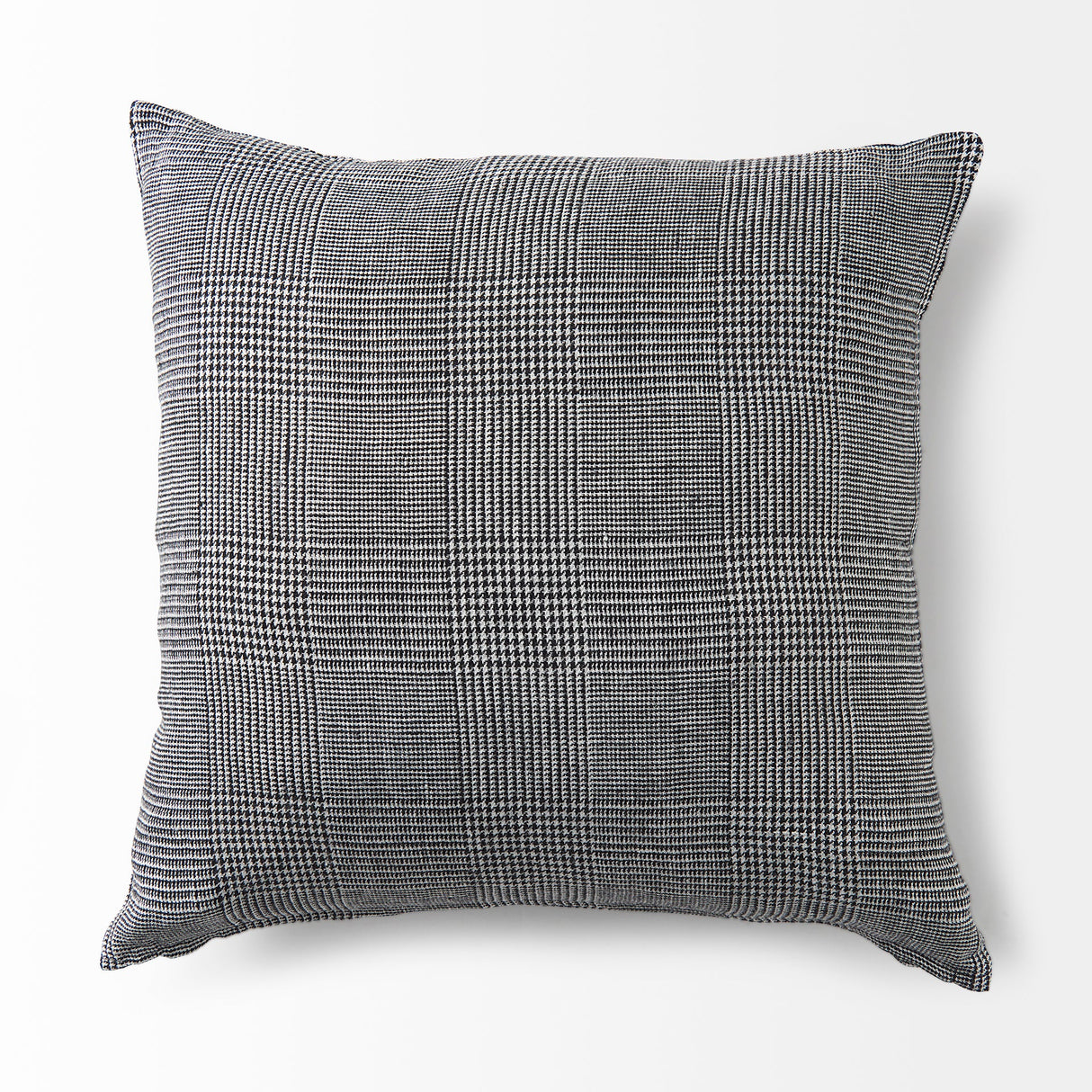Ramone Black and White Fabric Pillow Cover w/Non-Allergen Filler, Set of 2 by Mercana at Eve Furniture