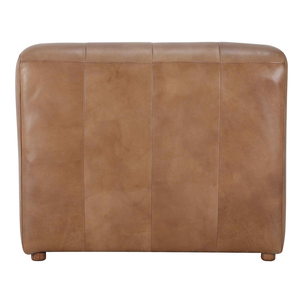 Ramsay Brown Leather Slipper Chair