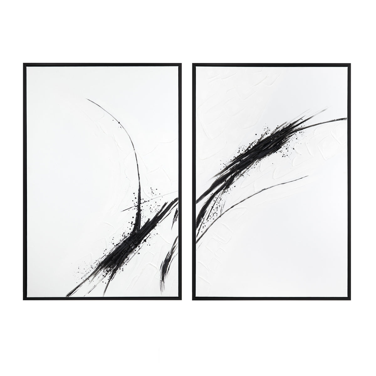 Ramsey Black/White Canvas by Crestview at Eve Furniture