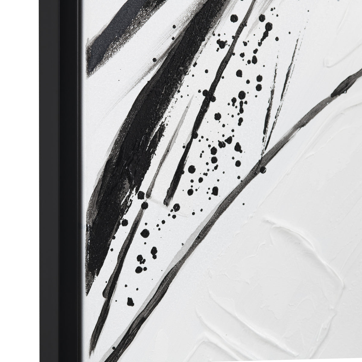 Ramsey Black/White Canvas by Crestview at Eve Furniture