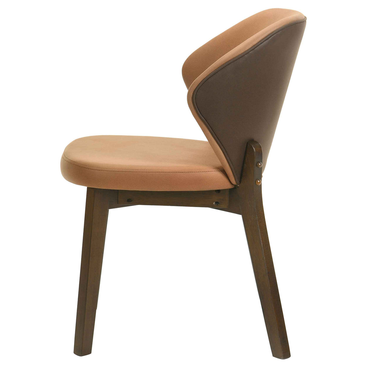 Randolph Butterscotch/Brown Dining Side Chair (Set of 2) by Coaster at Eve Furniture