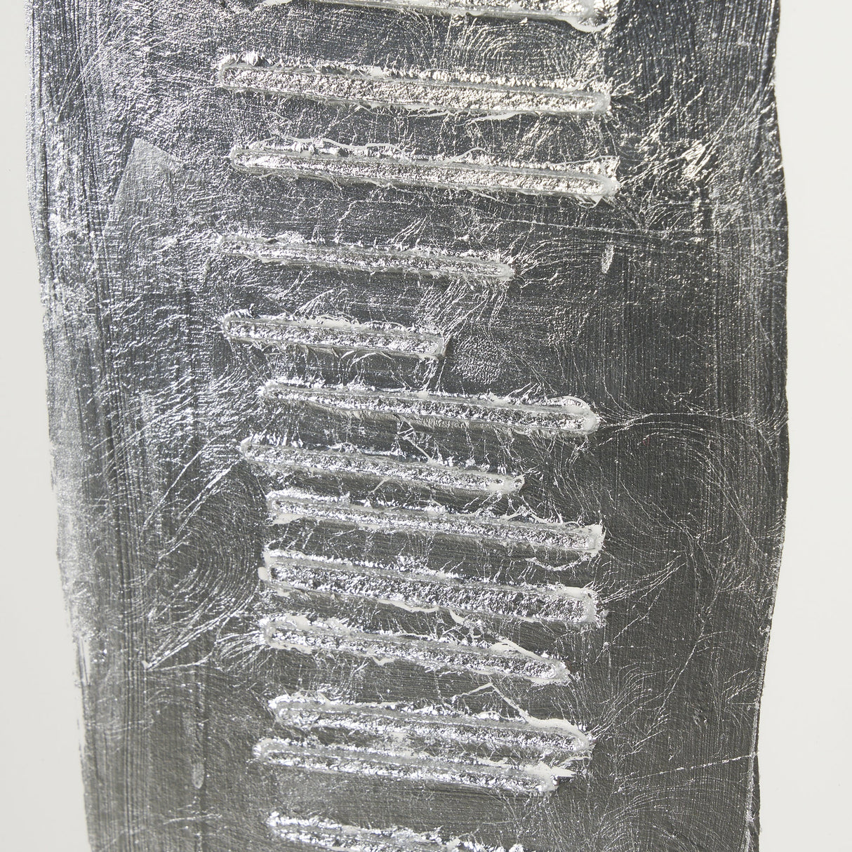 Random Lines Silver Flood by Studio M a Handmade Original Framed Artwork under Glass by Mercana at Eve Furniture